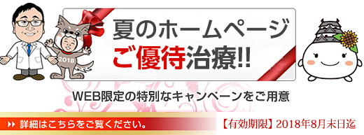 WEB限定の特別なキャンペーンをご用意