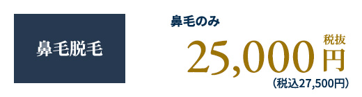 鼻毛脱毛